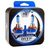 Автомобильная галогенная лампа MTF H8 12v 35w - Palladium (Комплект, 2 шт.) HPA1208